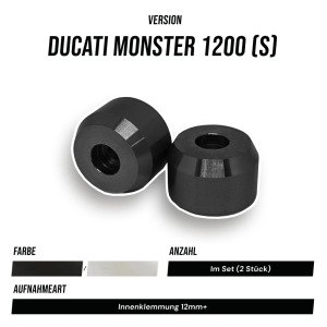 Ducati Monster 1200 Lenkerenden RACE PRO BIG – BUMA Racing