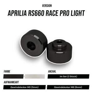 Aprilia RS660 / Tuono 660 Lenkerenden RACE PRO LIGHT – BUMA Racing
