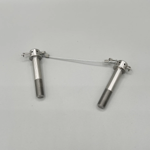 Preview: Bremssattelschrauben Edelstahl mit Sicherungsdraht – BUMA Racing