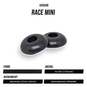 Universal Lenkerenden RACE MINI Aluminium – BUMA Racing