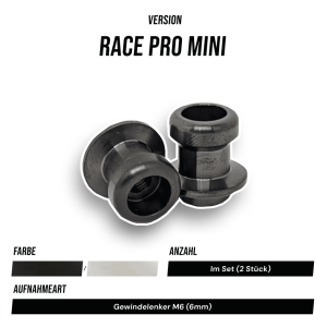 Bobbins RACE PRO MINI Edelstahl M6 – BUMA Racing