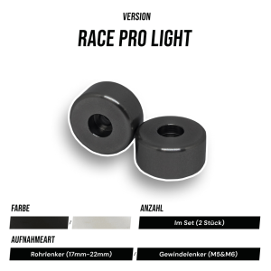 Universal Lenkerenden RACE PRO LIGHT Edelstahl – BUMA Racing