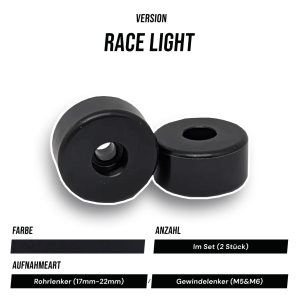 Preview: Universal Lenkerenden RACE LIGHT Aluminium – BUMA Racing