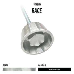 Aprilia RS660 Steckachsen-Adapter mit Pull-Cap – BUMA Racing