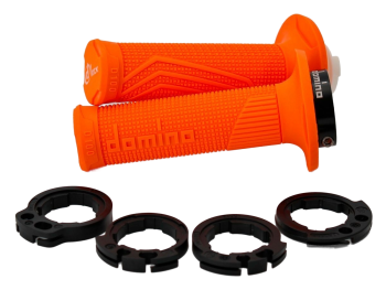 Preview: Domino D100 D-Lock Griffe mit Klemmringen – Orange