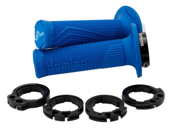 Domino D100 D-Lock Griffe mit Klemmringen – Blau