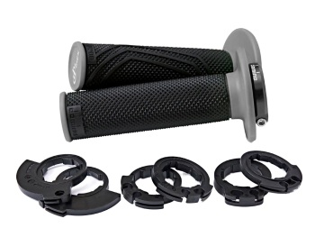 Preview: Domino D200 D-Lock Griffe zweifarbig – Schwarz / Grau