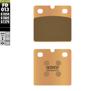 Preview: Galfer FD013G1370 brake pads