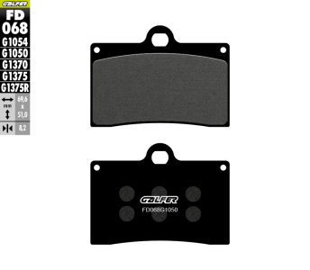 Galfer FD068G1050 brake pads