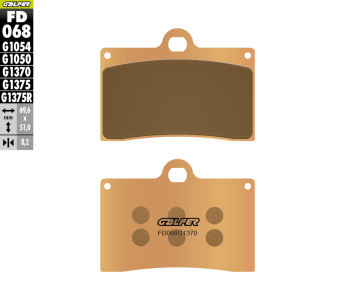 Preview: Galfer FD068G1370 brake pads