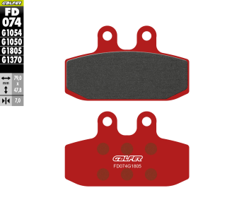 Preview: Galfer FD074G1805 brake pads