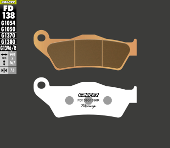 Galfer FD138G1396R brake pads