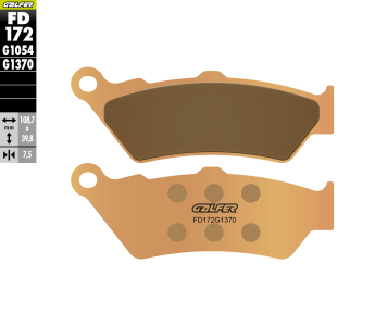 Preview: Galfer FD172G1370 brake pads