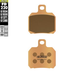 Preview: Galfer FD220G1371 brake pads