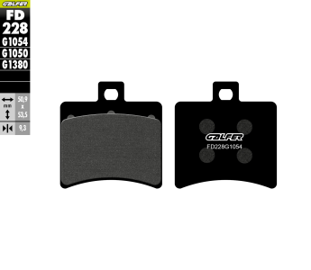 Preview: Galfer FD228G1054 brake pads