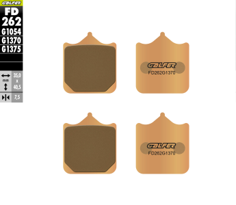 Preview: Galfer FD262G1370 brake pads