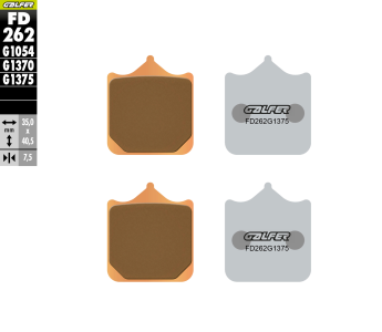 Preview: Galfer FD262G1375 brake pads