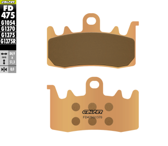 Preview: Galfer FD475G1370 brake pads