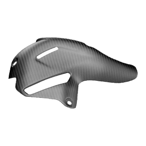 Preview: Paracalore scarico (per terminale Akrapovic) F&F Carbon, carbonio/fibra di vetro – Ducati Akrapovic Endtopf) für Ducati Panigale V4R dal 2020