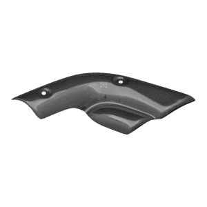 F&F Carbon Auspuffverkleidung 13,1 cm Lochabstand, Carbon/Glasfaser – Ducati 748, 916 u. a.