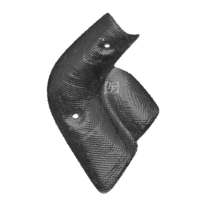 Preview: F&F Carbon Auspuffverkleidung 13,1 cm Lochabstand, Carbon/Glasfaser – Ducati 748, 916 u. a.