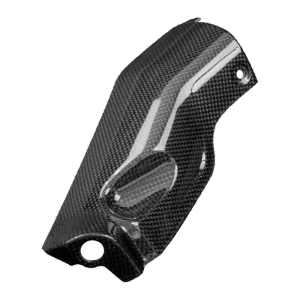 Preview: F&F Carbon Auspuffverkleidung, 100 % Carbon – Ducati Desert X ab 2022