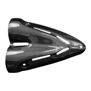 F&F Carbon Auspuffverkleidung, Carbon/Glasfaser – Ducati Diavel 2010–2013