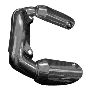 Preview: F&F Carbon Auspuffverkleidung, Carbon/Glasfaser – Ducati Ducati Streetfighter V2 ab 2025, Panigale V2 ab 2025