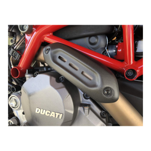 F&F Carbon Auspuffverkleidung, 100 % Carbon – Ducati Hyperstrada, Hypermotard 821 2013–2015 u. a.
