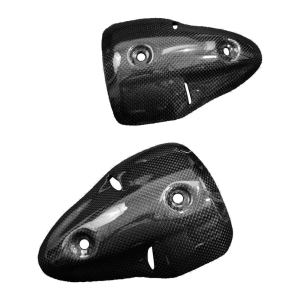 Preview: F&F Carbon Auspuffverkleidung, Carbon/Glasfaser – Ducati Monster 696, Monster 1100 2008–2009