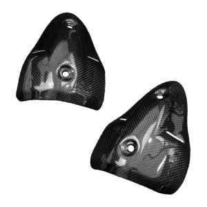 Preview: F&F Carbon Auspuffverkleidung, Carbon/Glasfaser – Ducati Monster 696, Monster 1100 2008–2009