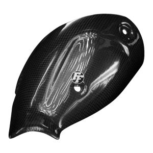Preview: F&F Carbon Auspuffverkleidung, Carbon/Glasfaser – Ducati Monster 797
