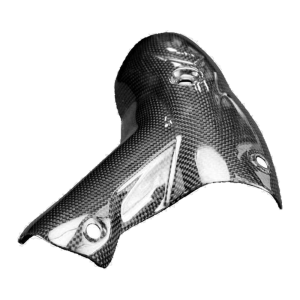 Preview: F&F Carbon Auspuffverkleidung, 100 % Carbon – Ducati Monster 937 ab 2021