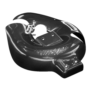F&F Carbon Auspuffverkleidung, Carbon/Glasfaser – Ducati Panigale 959