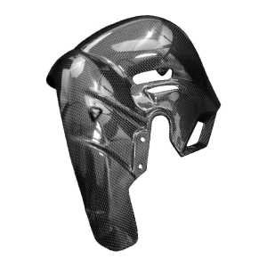 Preview: F&F Carbon Auspuffverkleidung, 100 % Carbon – Ducati Panigale V4/V4S ab 2025