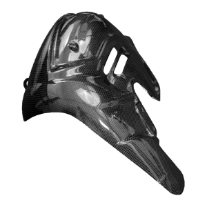 Preview: F&F Carbon Auspuffverkleidung, Carbon/Glasfaser – Ducati Streetfighter V4 ab 2025