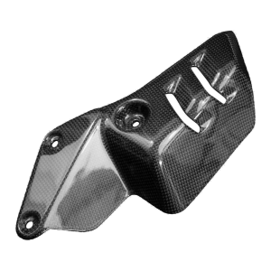 Preview: F&F Carbon Auspuffverkleidung links, Carbon/Glasfaser – Ducati Daivel V4