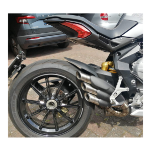 Preview: F&F Carbon Auspuffverkleidung, Carbon/Glasfaser – MV Agusta F3 2012–2019, Brutale 675 u. a.