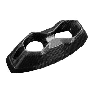 Preview: F&F Carbon Auspuffverkleidung oben, 100 % Carbon – Ducati Multistrada V2 ab 2025