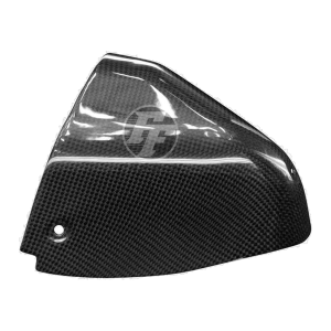 Preview: F&F Carbon Auspuffverkleidung rechts, Carbon/Glasfaser – Ducati Supersport 939 2017–2020, Supersport 950 ab 2021