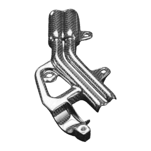 Preview: F&F Carbon Bremskabel-Abdeckung, 100 % Carbon – Ducati Streetfighter V4 2020–2022