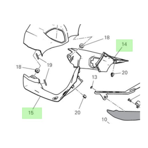 F&F Carbon Cockpit-Innenverkleidung, 100 % Carbon – Ducati Multistrada V2 ab 2025