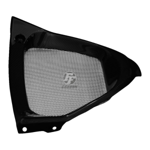 Preview: F&F Carbon Dreiecksrahmen-Ölkühlerabdeckung, Carbon/Glasfaser – Aprilia RSV4 2009–2020
