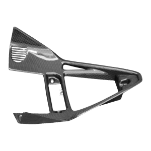 Preview: F&F Carbon Dreiecksrahmen-Ölkühlerabdeckung, Carbon/Glasfaser – Ducati 749, 999