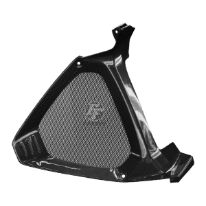 Preview: F&F Carbon Dreiecksrahmen-Ölkühlerabdeckung, Carbon/Glasfaser – Ducati Diavel 1260/1260S 2019–2020