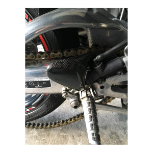 F&F Carbon Fersenschützer, Carbon/Glasfaser – Aprilia GS/RS 125 93-05