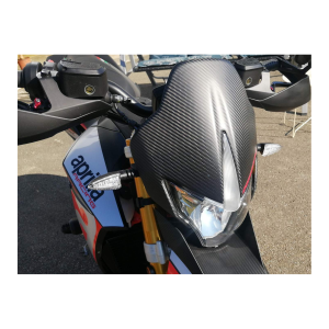 Preview: F&F Carbon Frontverkleidung, Carbon/Glasfaser – Aprilia SMV 750 Dorsoduro 2008–2016, Dorsoduro 900 2017–2022