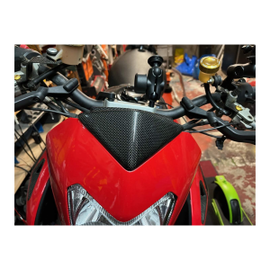 Preview: F&F Carbon Frontverkleidung-Cover, Carbon/Glasfaser – Ducati Hypermotard 796, Hypermotard 1100