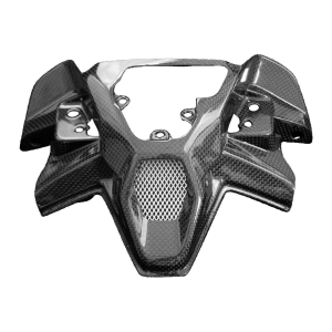 F&F Carbon Frontverkleidung über Scheinwerfer, Carbon/Glasfaser – Ducati Streetfighter V2/V2S ab 2025