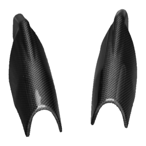 Preview: F&F Carbon Gabelverkleidung, Carbon/Glasfaser – Ducati Hypermotard 796, Hypermotard 1100